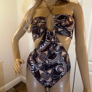 Ana Halter One-Piece Swimsuit NWT Size M